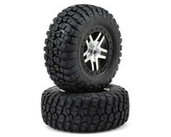 Traxxas BFGoodrich Mud TA Rear Tires (2) (Satin Chrome) (S1) (6873X) TRAXXAS