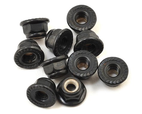 Traxxas 4mm Lock Nuts (4) (Black) (8347) TRAXXAS