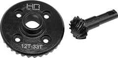 Hot Racing Steel Helical Diff Ring/Pinion Overdrive (12/33T) TRX4 (TRXF9312) Hot Racing