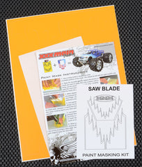 XXX Main Racing Saw Blade Paint Mask (XXXM033L) HRP