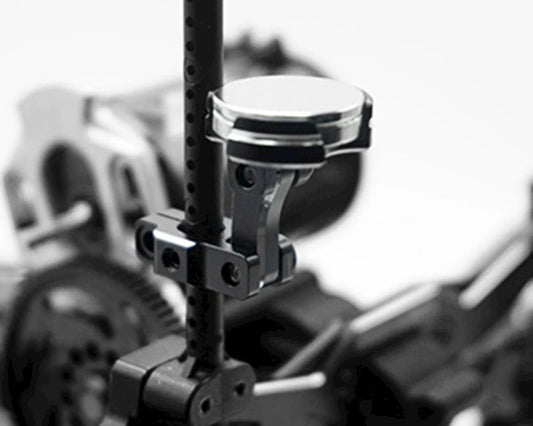Yeah Racing Aluminum CNC Magnetic Invisible Body Mount (Black) (YEA-YA-0531BK) Yeah Racing