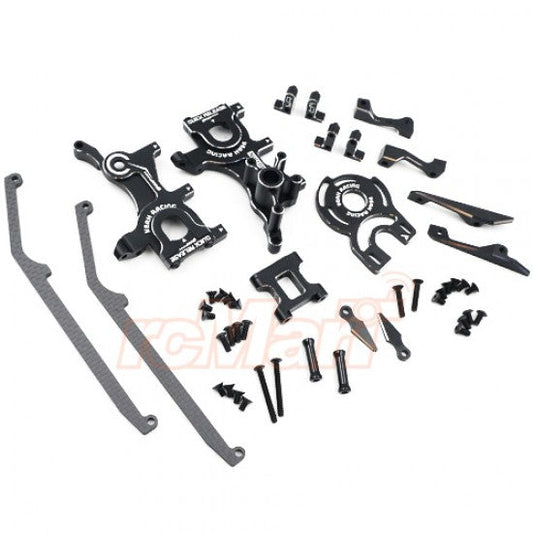 Yeah Racing Aluminum Performance Upgrade Kit for Yokomo YD2S (Black) (YKYD-S03BK) Yeah Racing
