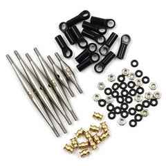 Yeah Racing 133.5MM Wheelbase Steel Link Set For Axial SCX24 Deadbolt (AXSC-042) Yeah Racing