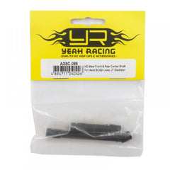 Yeah Racing HD Steel Front & Rear Center Shaft For Axial SCX24 Jeep JT Gladiator (AXSC-098) Yeah Racing
