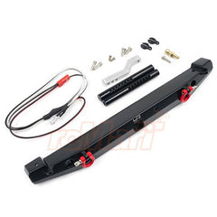 Yeah Racing Aluminum Alloy Rear Bumper W/LED For Traxxas TRX-4 SCXI0 II (TRX4-058BK) Yeah Racing