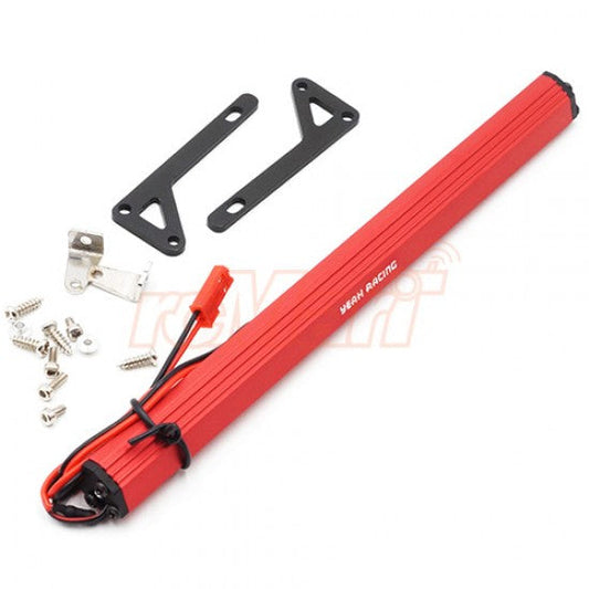 Yeah Racing Aluminum White Super Bright LED Light Bar Red w/Two Set Mount for 1/10 Truck Crawler (YA-0567RD Yeah Racing