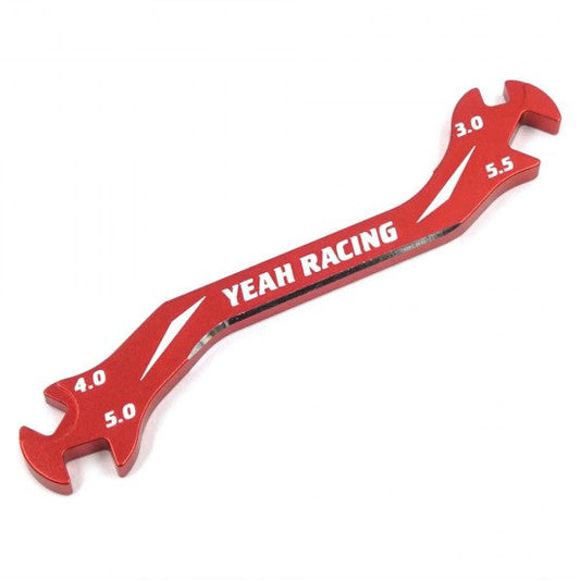 Yeah Racing Aluminum 7075 Turnbuckle Wrench 3MM 4MM 5MM 5.5MM (Red) (YT-0197RD) Yeah Racing