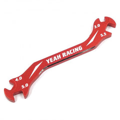 Yeah Racing Aluminum 7075 Turnbuckle Wrench 3MM 4MM 5MM 5.5MM (Red) (YT-0197RD) Yeah Racing