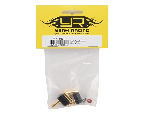 Yeah Racing 4mm & 5mm Bullet Angled Connector Set (WPT-0121) Yeah Racing