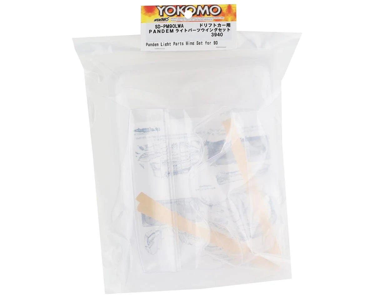 Yokomo PANDEM Light & Wing Parts Set (Clear) (YOKSD-PM90LWA) Amain Hobbies