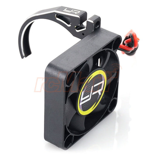 Yeah Racing Aluminum 7075 Fan Mount w/YA-0327 40mm Fan for 540 Motor (Black) (YA-0526BK) Yeah Racing