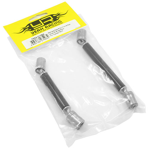 Yeah Racing Stainless Steel Front & Rear Center Shaft Set Black For Traxxas TRX-4 (TRX4-015BK) Yeah Racing