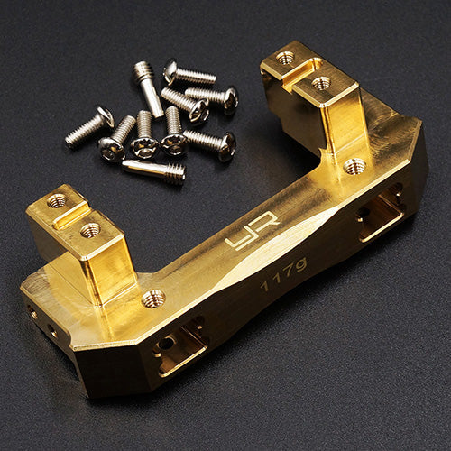 Yeah Racing Brass 117g Front Bumper & Servo Mount For Traxxas TRX-4 (TRX4-044) Yeah Racing