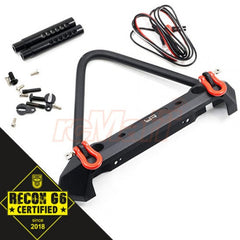 Yeah Racing Aluminum Alloy Front Bumper W/LED Light For SCX10 II/TRX-4 Venture/Bom/ Enduro 'G6 Certified' (YA-0548) Yeah Racing
