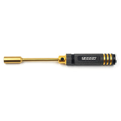Yeah Racing Aluminum 7mm Lock Nut Driver Black Gold (YT-0192) Yeah Racing