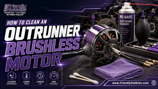 How to Clean Dirt Out of an Outrunner Brushless Motor
