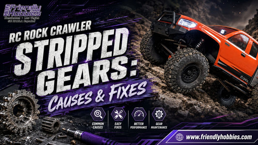 RC Rock Crawler Stripped Gears: Causes, Fixes, and Replacement Tips