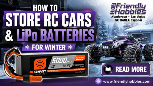 How to Store RC Cars, Boats, and LiPo Batteries Safely for Winter
