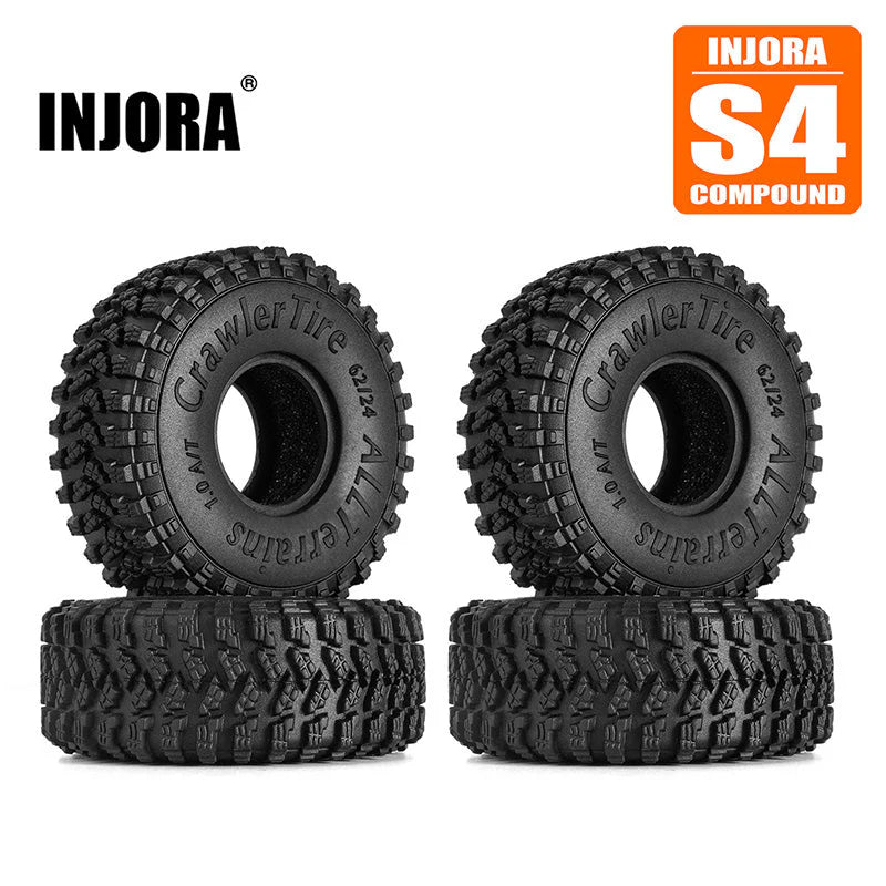 INJORA 1.0" 62*24mm S4 All Terrain Tires (T2450) INJORA