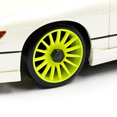 Yeah Racing Plastic Wide Rim Set 11mm (OFFSET 0 +1 +2 +3) White for 1/28 AWD MINI-Z