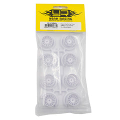 Yeah Racing Plastic Wide Rim Set 11mm (OFFSET 0 +1 +2 +3) White for 1/28 AWD MINI-Z