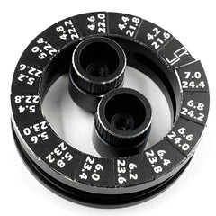 Yeah Racing Aluminum Round Droop Gage for 1/10 RC CAR (YT-0225BK) Yeah Racing