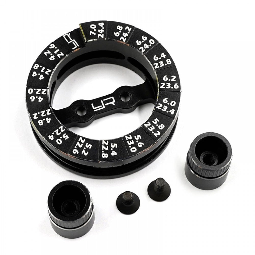 Yeah Racing Aluminum Round Droop Gage for 1/10 RC CAR (YT-0225BK) Yeah Racing