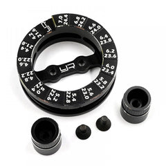 Yeah Racing Aluminum Round Droop Gage for 1/10 RC CAR (YT-0225BK) Yeah Racing
