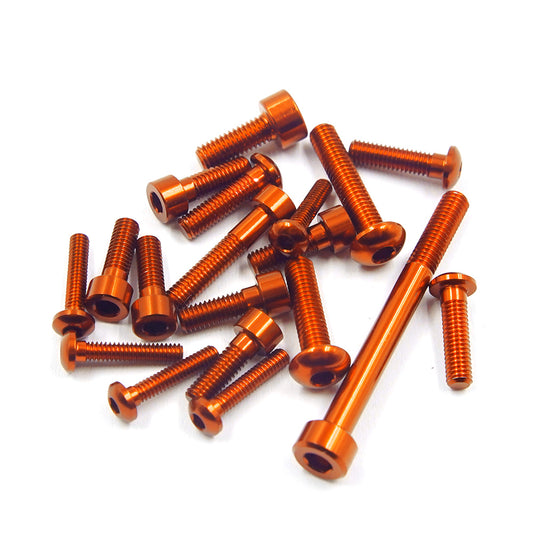 Yeah Racing Aluminum Screws Set for Sanwa M17 (YA-0733OR)