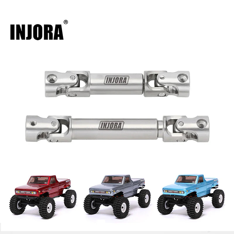 INJORA Stainless Steel Drive Shafts for 1/18 Redcat Ascent-18 (ASC18-02) INJORA