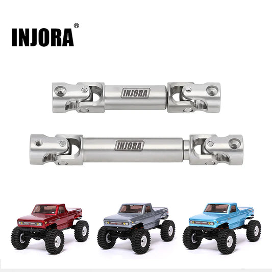 INJORA Stainless Steel Drive Shafts for 1/18 Redcat Ascent-18 (ASC18-02)