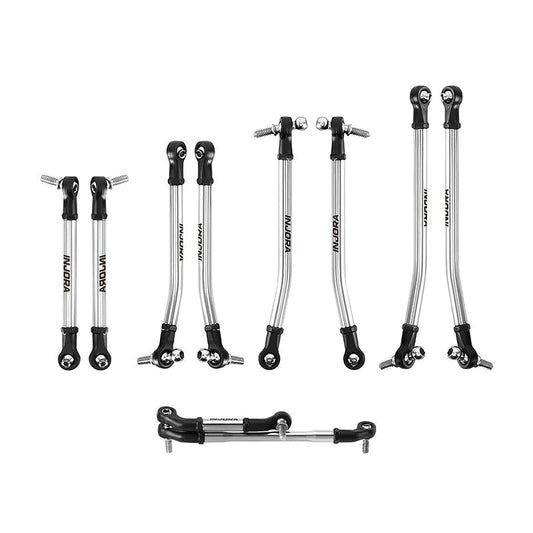 INJORA Stainless Steel High Clearance Links Set for 1/30 SCX30 INJORA