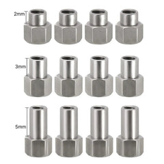 INJORA 4PCS 2/3/5mm M2 Long Nuts for 1/24 SCX24 AX24 INJORA