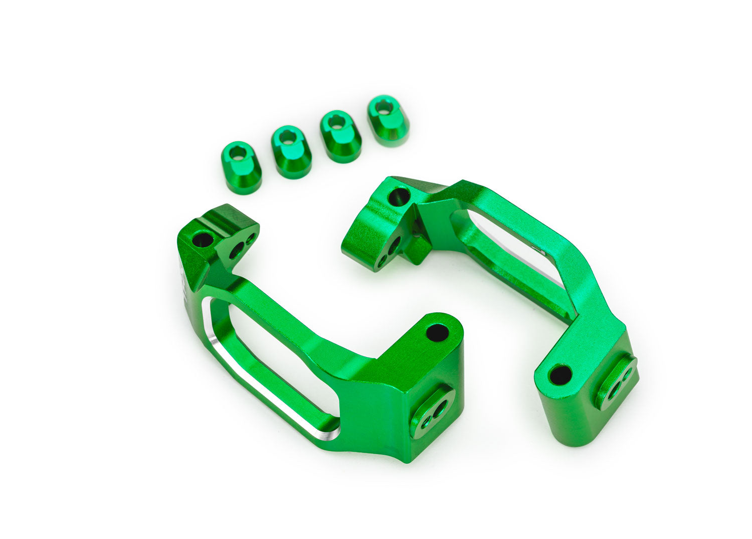 Green Aluminum Caster Blocks (L&R) TRAXXAS