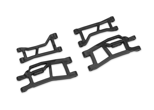 Traxxas Black WideMaxx Front Upper & Lower HD Suspension Arms (10725)