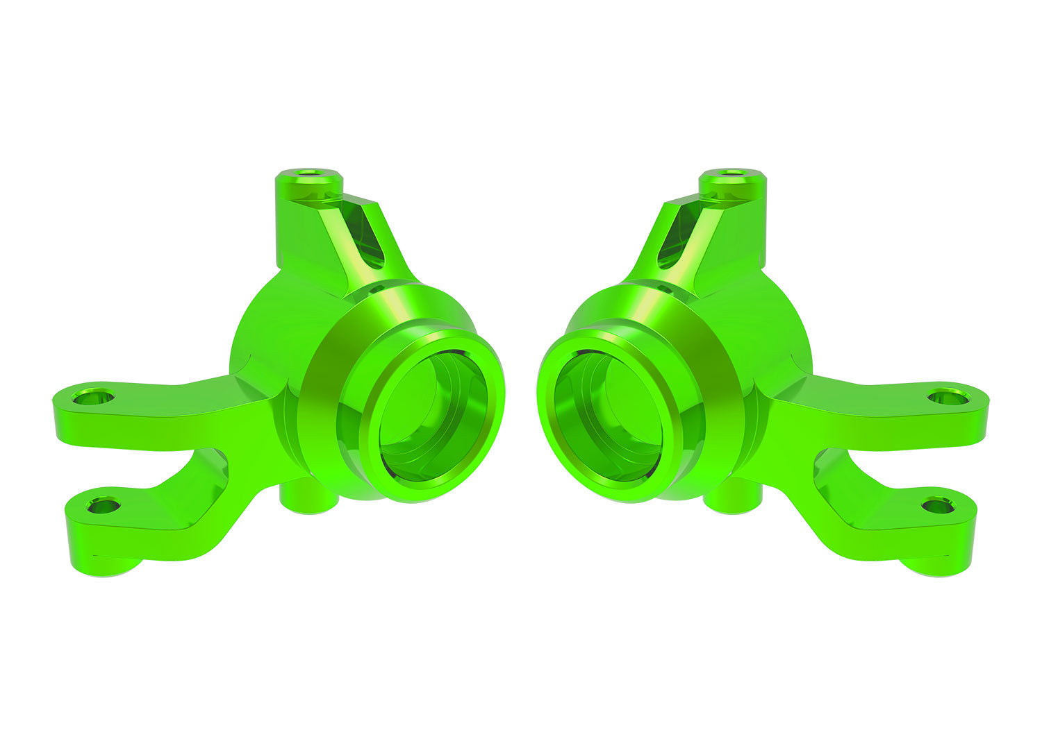 Green Aluminum Steering Blocks (L&R) TRAXXAS