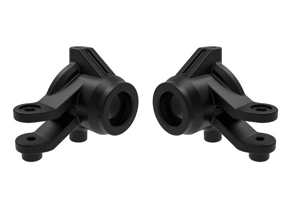 Traxxas Steering blocks, left & right (gray) (10736-BLK) TRAXXAS