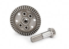 Traxxas Ring gear, differential, 47-tooth/ pinion gear, differential, 12-tooth (10778)