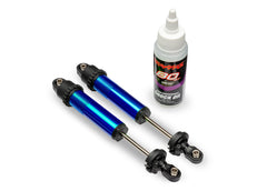 Traxxas Blue Aluminum GT-Maxx Rear Shocks (2) (10962-BLUE) TRAXXAS