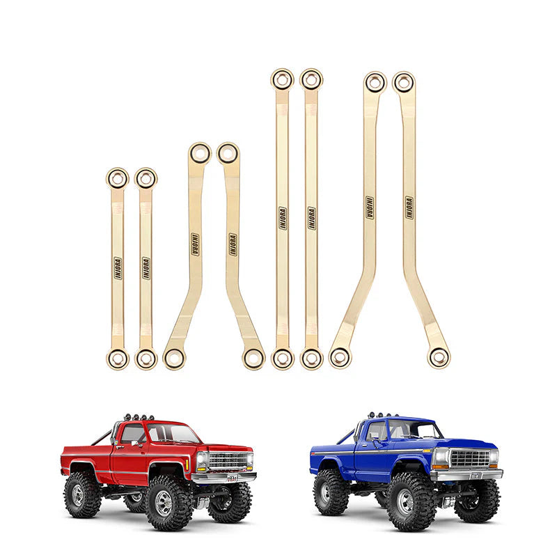 INJORA Brass High Clearance Links for 1/18 TRX4M High Trail K10 F150 INJORA