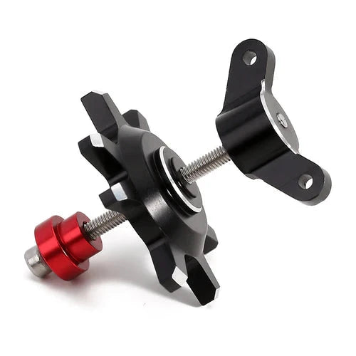 INJORA Black/Red Metal Tire Assembly Disassembly Auxiliary Tool for 1.9 2.0 2.2 Inch Beadlock Wheels INJORA