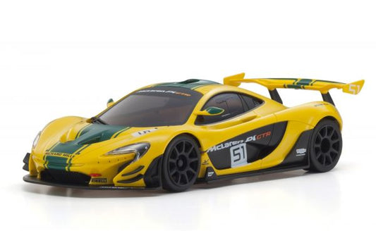 MINI-Z RWD MR04 McLaren P1 GTR Yellow/Green Kyosho America