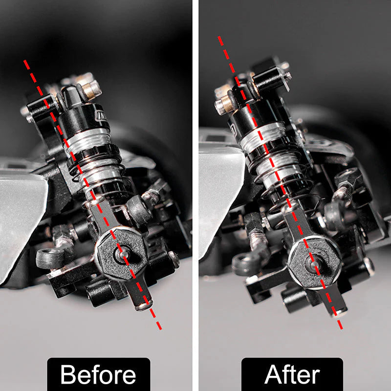 INJORA: Aluminum Spacers for Losi Micro-B Micro-T Front Shocks (LOS-30) INJORA