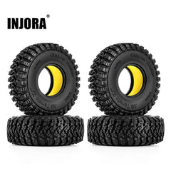 INJORA 1.0" 58*20mm Tires & Silicone Rubber Inserts Combo (4) (T1008) INJORA