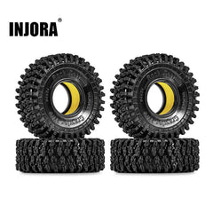 INJORA 1.0" 64*24mm Tires & Silicone Rubber Inserts Combo (4) (T1011) INJORA