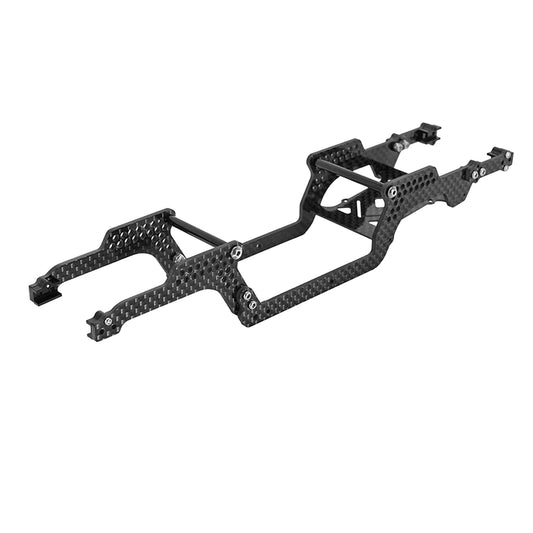 INJORA Universal LCG Carbon Fiber Chassis Frame Kit for 1/18 TRX4M & Lay Down Servos (4M-89)