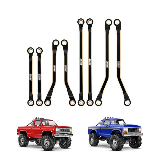 INJORA Brass High Clearance Links for 1/18 TRX4M High Trail K10 F150 INJORA