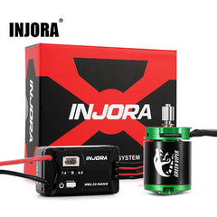 INJORA MBL32-NANO Brushless ESC & 1621 Green Viper Motor for 1/30 SCX30 INJORA