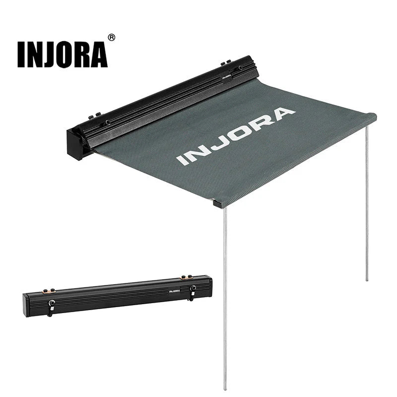 INJORA Scale Retractable Overland Awning for 1/18 1/24 RC Crawler INJORA