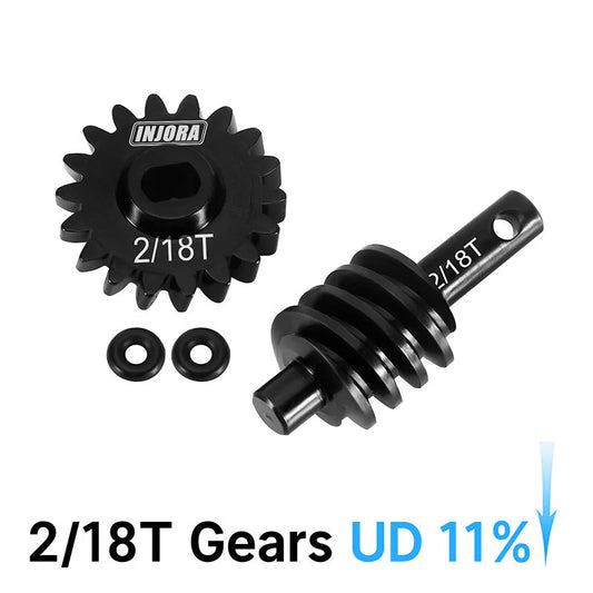 INJORA Overdrive Underdrive Gears for SCX24 AX24 (SCX24-77-18T)